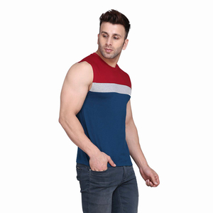 Camiseta sin mangas para hombre, camiseta sin mangas con logo personalizado, ropa de gimnasio, ropa deportiva, chaleco informal, camiseta sin mangas OEM de marca privada, camiseta muscular - Product Image 5