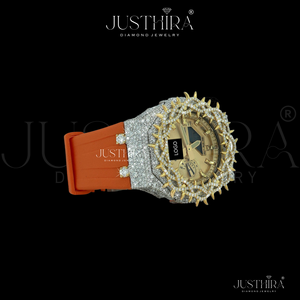 Reloj de Lujo con Bisel de Moissanita y Diamantes, Acabado Premium, para Regalo de Boda o Compromiso, para Ella o Él - Product Image 3
