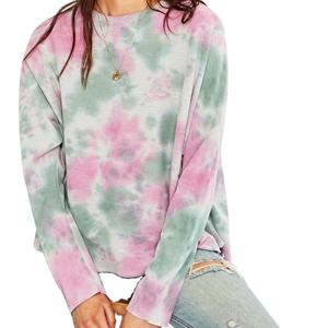 Sweatshirts Tie Dye pour Femmes Sweatshirts Casual à Motif Uni Sweatshirts à Capuche pour Femmes Sweatshirts Tricotés pour Femmes - Product Image 2