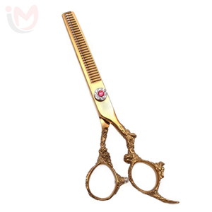 Ciseaux de barbier professionnels de haute qualité de 6 pouces en acier inoxydable tranchant pour droitiers avec bord de lame de rasoir - Product Image 4