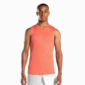 Camisetas de Tirantes Deportivas de Alta Calidad 100% Poliéster de Secado Rápido para Hombre, Transpirables, para Fitness, Entrenamiento, Gimnasio, Estampadas, Primavera - Product Image 1