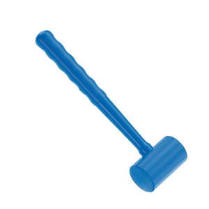 Martillo ortopédico de color azul con mango de plástico POM de 255 mm (10 pulgadas) de diámetro, 49 mm, 315 g, de Dentavex - Product Image 3