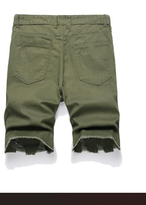 <b>Men</b> Denim Shorts Summer Thin <b>Men's</b> <b>Jeans</b> Shorts Cotton Short Straight Casual Denim Short - Product Image 4