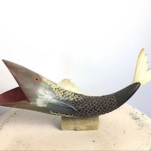 Elegante Escultura de Aves de Cuerno Hecha a Mano para Decoración de Sala de Estar al Mejor Precio, Figura Decorativa de Aves de Cuerno de Primera Calidad - Product Image 1