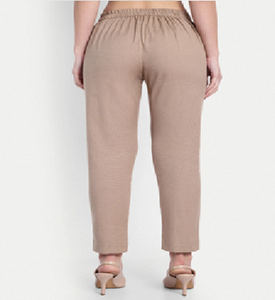 Pantalones Casuales de Verano para Mujer, Estampados, de Sarga, Antiarrugas, de Cintura Media, Largos, Modernos y Cómodos para Uso Diario - Product Image 2