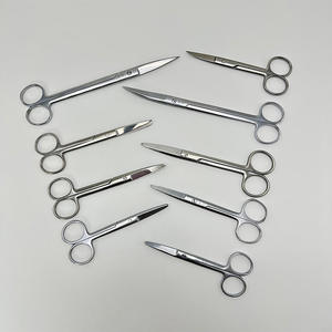 Laboratory Scissors Straight Head Elbow <b>10</b> <b>12</b> 14 16 18 20 22 25 30cm Round Headed Biological Tissue Scissors by Blush Surgical - Product Image 5