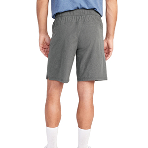 Shorts de sport décontractés pour hommes avec logo frontal, séchage rapide, respirants, en polyester et élasthanne, taille élastique, coupe ample pour l'été - Product Image 2
