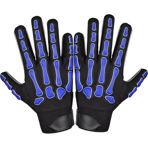 Gants de football américain unisexes en néoprène rembourrés pour adultes, paume antidérapante, protection confortable des mains, design en relief - Product Image 3
