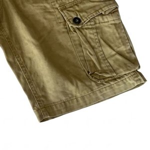 Wholesale Men Casual Double <b>Belt</b> Shorts Streetwear Cotton Summer Loose Fit <b>Elastic</b> Waist Breathable Stylish Fashion Cargo Shorts - Product Image 5