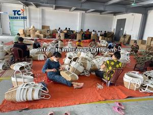 Wholesale Natural WATER HYACINTH BUNNY <b>HANGING</b> <b>SHELF</b> Eco Friendly BUNNY EAR WALL <b>SHELF</b> Natural ANIMAL <b>SHELF</b> for Kids Room Decor - Product Image 6