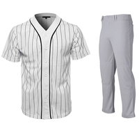Uniforme de baseball pour hommes de qualité supérieure, design personnalisé, respirant, nouvelle collection, couleur unie, vente en gros, vêtements de sport