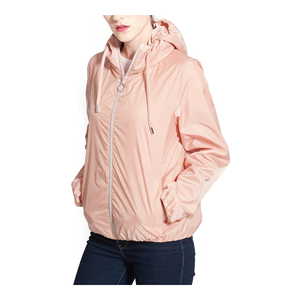 Veste d'hiver légère coupe-vent pour femme, à capuche, fermeture éclair sur le devant, décontractée, pour activités de plein air, respirante et confortable - Product Image 1