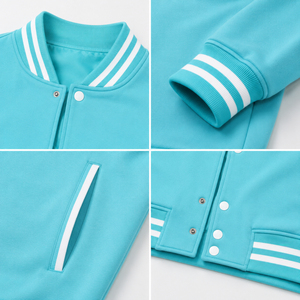 Varsity <b>jacket</b> offering stylish comfort and timeless sporty design with versatile layering potential for relaxed seasonal - Product Image 6
