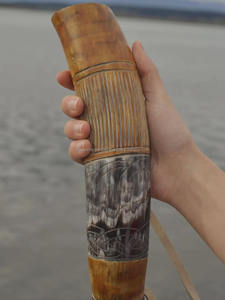 Auténtico Cuerno de Buey, Vaca o Búfalo, Sonido Fuerte y Claro, Hecho a Mano para Señalización al Aire Libre, Caza, Festivales y Eventos Tribales - Product Image 3