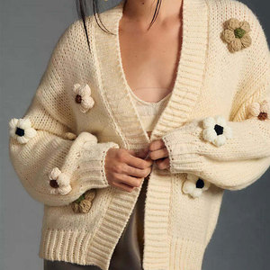 Cárdigan de Mujer, Tejido Suave, Estilo Casual con Botones, para Uso Diario, Moda de Invierno, EN OFERTA - Product Image 6