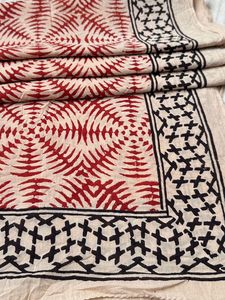 Indian Hand Made Block Printed Dabu Print Sarongs Wholesale Price Rate Pieces Cheap Pareo Beach Wear Very Unique Scarfs Cover up - Product Image 1