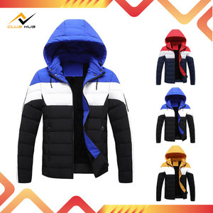 Chaqueta Acolchada Reversible de Lona Recubierta para Hombre al por Mayor, Impermeable, Cortavientos, con Cremallera, para Invierno y Exteriores, con Logotipo Frontal - Product Image 3