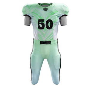 Uniformes de football américain personnalisés pour équipes professionnelles, hommes adultes, grandes tailles, respirants, antibactériens, séchage rapide, manches courtes - Product Image 1