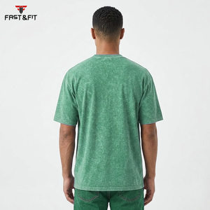 High Quality Custom Street Wear Round Neck <b>Men</b> Acid Wash T Shirts Wholesale Cheap Price <b>Men</b> Acid Wash T-shirt for <b>men</b> - Product Image 5