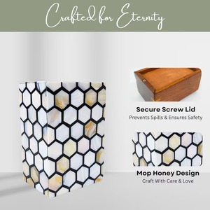 Handmade Resin Inlay Jewelry <b>Box</b> for Ramadan & <b>Eid</b> - Luxury Islamic <b>Gift</b> Storage <b>Box</b> Moroccan Arabic Design <b>Gift</b> <b>Box</b> - Product Image 3