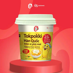 Vente en gros de Tteokbokki au fromage riche O'Food 105g |   Gâteau de riz coréen crémeux non épicé en tasse |   Nourriture de rue coréenne instantanée - Product Image 4