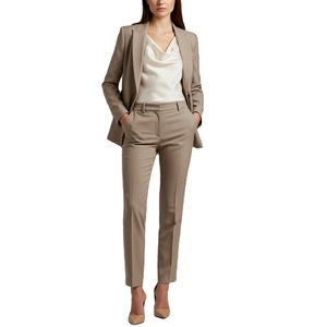 Pantalones Casuales de Mujer de Alta Calidad, Color Sólido, Estilo Coreano, Corte Ajustado, para Primavera y Otoño, de Proveedor BD - Product Image 1