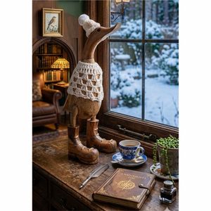 Artisanat en bambou tricoté en forme de canard - Product Image 6