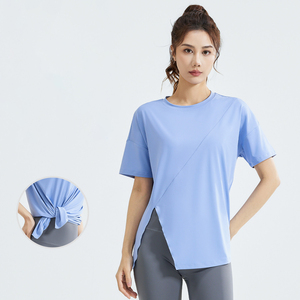 เสื้อยืดวิ่งดีไซน์ใหม่ทันสมัย เสื้อกีฬาระบายอากาศได้ดีแบบสั่งทำพิเศษ เสื้อวิ่งแขนสั้น Golds Gym - Product Image 4