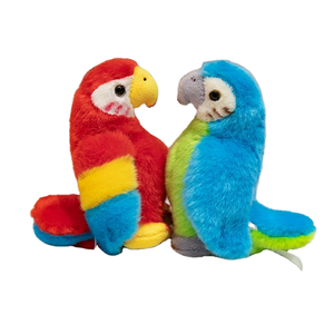 Juguete de Peluche de Loro Adorable y Creativo con Soporte Magnético, Muñeco de Pájaro Realista, Peluche Súper Suave, Algodón PP - Product Image 1