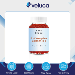 Vendedor Confiable de Gomitas de Vitamina B-Complex para Adultos, a Base de Tapioca, con Sabor a Fresa Roja Oscura, para Uso Diario - Product Image 2