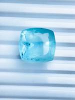 Aguamarina Natural Corte Cojín 29.35 CTS Color Azul Cielo Premium Claridad Excelente Calidad Fina Certificado IGI Para Coleccionistas