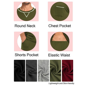 Conjuntos de Camiseta y Pantalones Cortos para Hombre, Tejido Transpirable, Ropa de Verano, Servicio OEM/ODM - Product Image 6