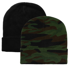 Custom Rib Knit Beanie Hat Winter <b>Cap</b> Women <b>Men</b> Soft Warm Stretch Plain Skull <b>Cap</b> OEM Supplier Wholesale - Product Image 1