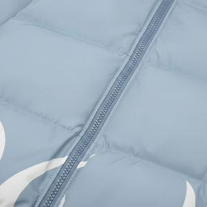 Blouson matelassé décontracté à fermeture éclair motif flamme pour homme, col montant, en polyester, imprimé, style bulle, prix abordable, pour l'hiver - Product Image 5