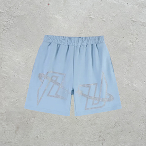 Shorts d'été personnalisés de qualité supérieure, shorts en molleton personnalisés pour hommes, streetwear, shorts à crânes en strass, Fortleo - Product Image 5