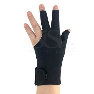 Professional Billiards Gloves Pool Glove Breathable Smooth Cue Glove Non Slip Lightweight Quick Drying Hook Loop Closure Custom - Product Image 4