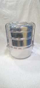 Hot Sale Indian Food Carrier Stainless Steel Lunch <b>Box</b> 3 Tier Tiffin <b>Box</b> With Handle From Dheer Brand With Best Quality - Product Image 1