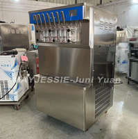 Machine à crème glacée molle verticale 4+3 saveurs mélangées, 7 saveurs, haute production, usage commercial