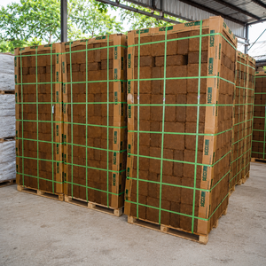 OMRI SGS Certified Triple Washed Low EC Coco Peat <b>Block</b> 5Kg 80L Expansion Export Grade Bulk Supplier India Tamil Nadu FOB Price - Product Image 5