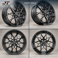 Jantes forgées en satin graphite à motif Y séparé, concaves profondes, 18-22 pouces, 5x108 5x112 5x120, en alliage 6061-T6 pour BMW Audi Mercedes-Benz