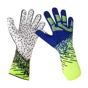 ถุงมือผู้รักษาประตูฟุตบอลเยาวชนมืออาชีพ คุณภาพสูง ระบายอากาศได้ดีเยี่ยม กันลื่น กันลม  แบบติดแน่น  ยางกันลื่นแบบ Negative Cut - Product Image 5