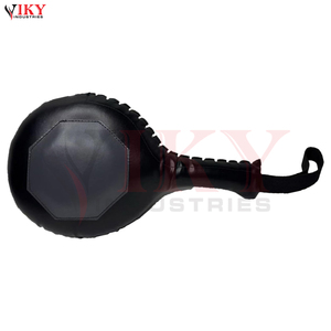 Escudo de golpeo de cuero resistente y duradero, personalizado, moderno, para artes marciales, MMA, para entrenamiento de velocidad. - Product Image 2