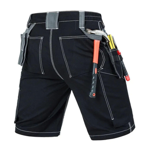Men's Heavy Duty Multi-Pocket <b>Cargo</b> <b>Work</b> Shorts Holster Tool Pockets Durable Construction Workwear Summer Safety Shorts OEM - Product Image 4