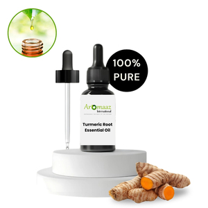 Huile essentielle de curcuma pure à 100 % en vrac, huile d'aromathérapie naturelle - Product Image 2