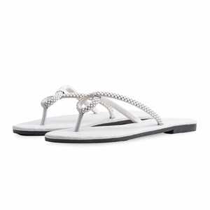 Cream <b>Heeled</b> <b>Sandals</b> Casual CL1886 Chappal - Product Image 3