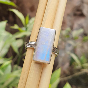 Anillos finos de Plata de Ley 925 para hombre, piedras preciosas geométricas originales de arcoíris, moda popular, venta al por mayor a granel - Product Image 1