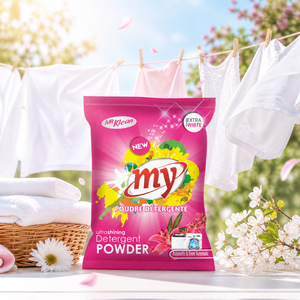 Detergente en Polvo para Ropa con Aroma a Rosas OEM |   Limpiador de Ropa Ultra Blanco de Alta Espuma |   Potente Quitamanchas de Calidad para Exportación a Granel - Product Image 3