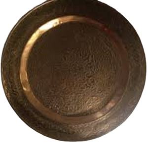 จานเครื่องชาร์จแก้วสำหรับตกแต่งงานแต่งงาน,จานโลหะกลมสำหรับตกแต่งจานเครื่องชาร์จสีเงิน - Product Image 1