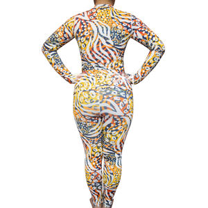Traje de Artes Marciales de Cintura Alta para Mujer, con Spandex y Patrón Abstracto, para Entrenamiento, Ropa de Verano - Product Image 6