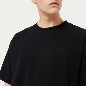 Camiseta Extra Grande para Hombre, Ropa Casual OEM, Ofrece un Ajuste Cómodo y una Tela Suave, 100% Algodón Orgánico, Camisetas de 320 GSM - Product Image 6